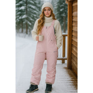 Arctix Insulated Bib Overalls Womens XS Pink Essential Winter Wear Snow Pants